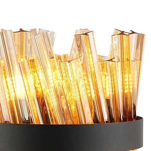 Kade Table Lamp 6 Light - Satin Black